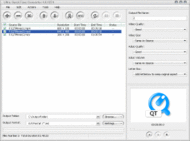 Ultra QuickTime Converter screenshot